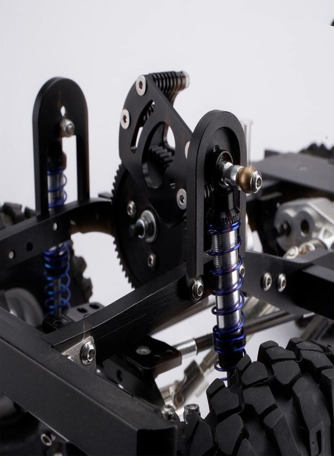 DJX 2pcs Aluminum Front/Rear Shock Tower Hoops Bracket Mount for 1/10 RC CAR RC4WD Gelande II Chassis (Front Shock Hoops) - Image 3